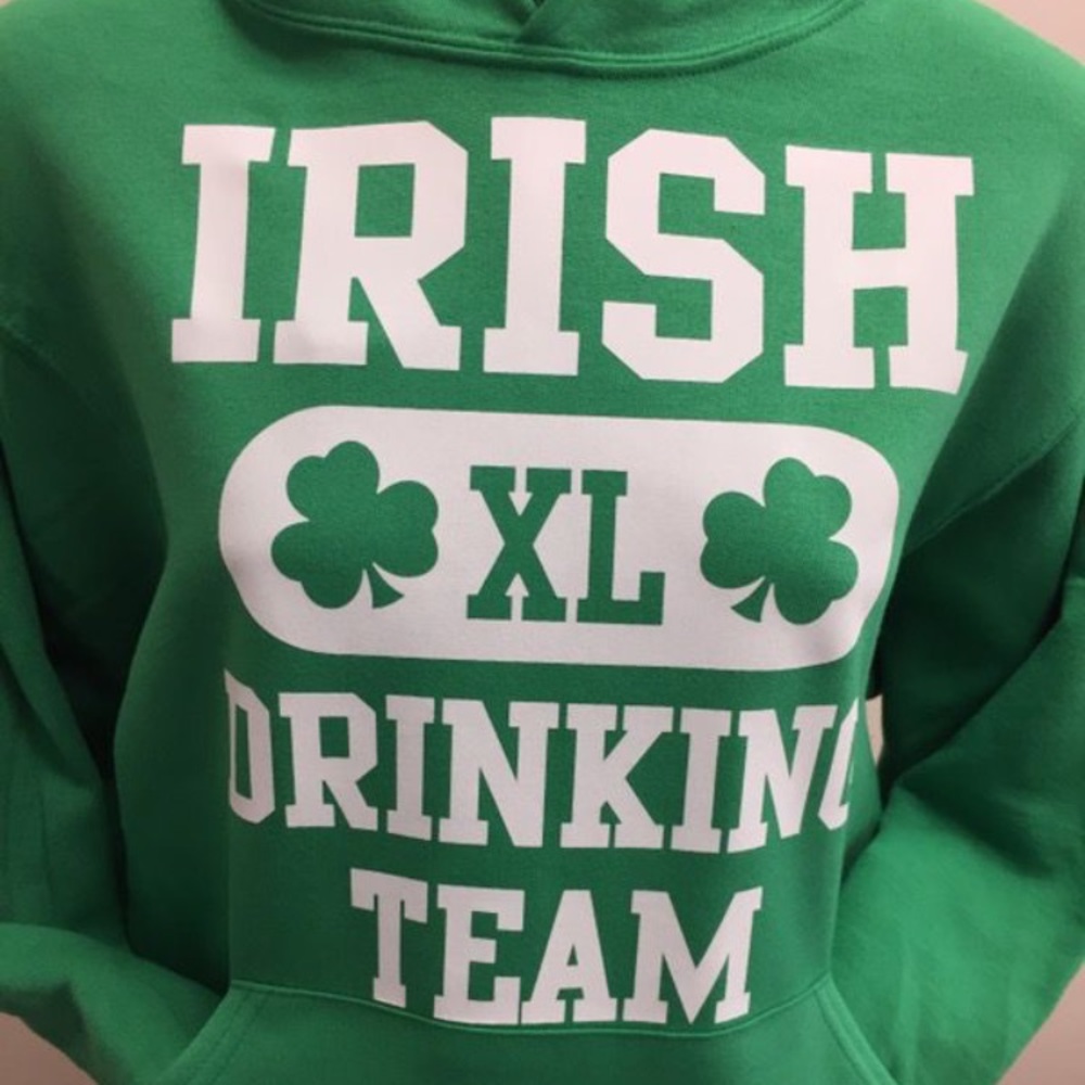 Irish drinking team hoodie
